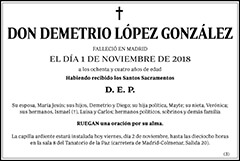 Demetrio López González